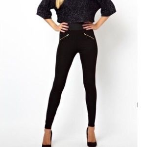 ZARA Basic High Waisted Leggings, Size S